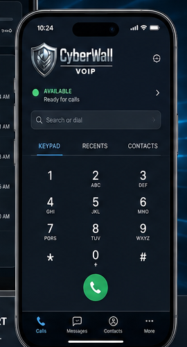 CyberWall VoIP mobile app